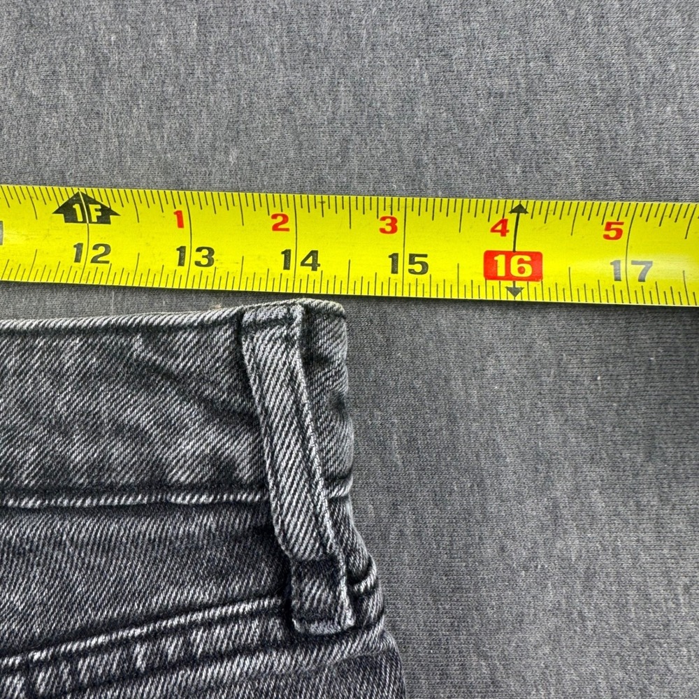 Old Navy Women's Size 4 Gray O G Straight High Rise Distressed Denim‎ Shorts - Picture 5 of 6